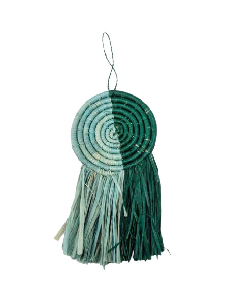 Fringed Disc Ornament || Rwanda