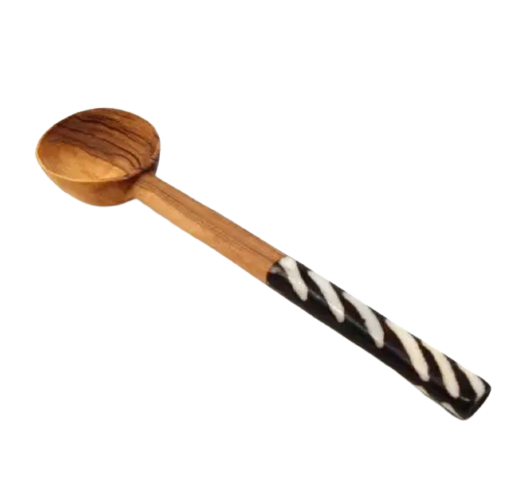 Olive Wood Coffee Scoop || Kenya